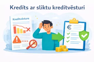 Aizdevums ar sliktu kredītvēsturi